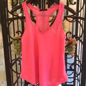 COLOR IN MOTION BUBBLEGUM PINK TANK. Size Small.